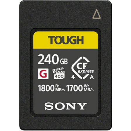 Sony CEAG240T 240GB CFexpress 4.0 Type A TOUGH Memory Card (New)