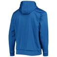 thumbnail image 4 of Men's Dunbrooke Royal/White Los Angeles Rams Apprentice Full-Zip Hoodie, 4 of 4