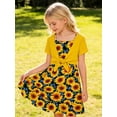 thumbnail image 6 of Girls Dresses Adjustable Strap Sleeveless A Line Dress with Cardigan 2 Piece Set Casual Sundress for Girls 7-14T, 6 of 8