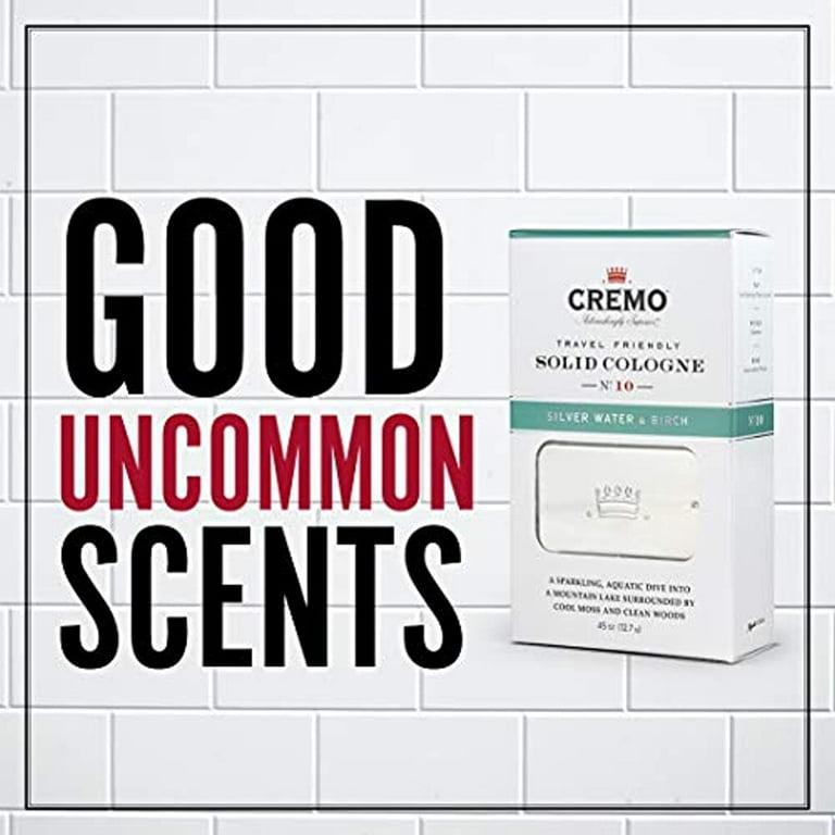 Cremo silver water and birch solid cologne sale