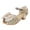 Gold, variant on Gubotare Kid Heels Girls Sandals Low Heel Dress Ankle Strap Wedding Party Shoes for Little Kid/Big Kid (Blue,Big Kids 3.5)