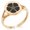 Rose Gold, variant on Stainless Steel Akechi Samurai Crest Minimalist Oval Top Polished Statement Signet Ring