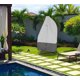 thumbnail image 5 of Garden Rattan Wicker Armchair Seats Hanging Waterproof Furniture Cover with Zipper - Protective Cover for Egg Chair - Cover in 210D Oxford Polyester PVC Coating, 5 of 5