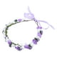 thumbnail image 2 of FELTECHELECTR Corona de flores para novia, diadema, corona para niña, tocado para viaje, vacaciones, corona de flores, 2 of 6