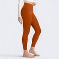 thumbnail image 6 of Workout Leggings Womens Yoga Tights 22''/23'' Compression Butt Lift 7/8 Gym Pants Brown 2XL, 6 of 6