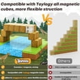 thumbnail image 3 of Bloques magnéticos Toylogy Build Mine Magnet World con 48 piezas, 3 of 9