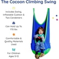thumbnail image 2 of Fun and Function Cocoon Climbing Swing and Soothing Swing  Cozy Swing Provides Sensory Imagination for Ages 3 to 12, 2 of 7