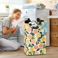 thumbnail image 5 of Yayeee Freestanding Laundry Hamper with Handle Collapsible Large Storage Basket for Clothes, Citrus Fruits, 5 of 7