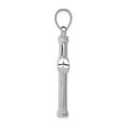 thumbnail image 2 of 14K White Gold Charm Pendant Themed 48 mm 25 Hollow Cross, 2 of 3