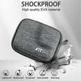 thumbnail image 3 of Étui de Transport à Tissage Gris pour GoPro Hero 11/10/9/8/7/(2018)/6/5 Noir, Coque Rigide, 3 of 5