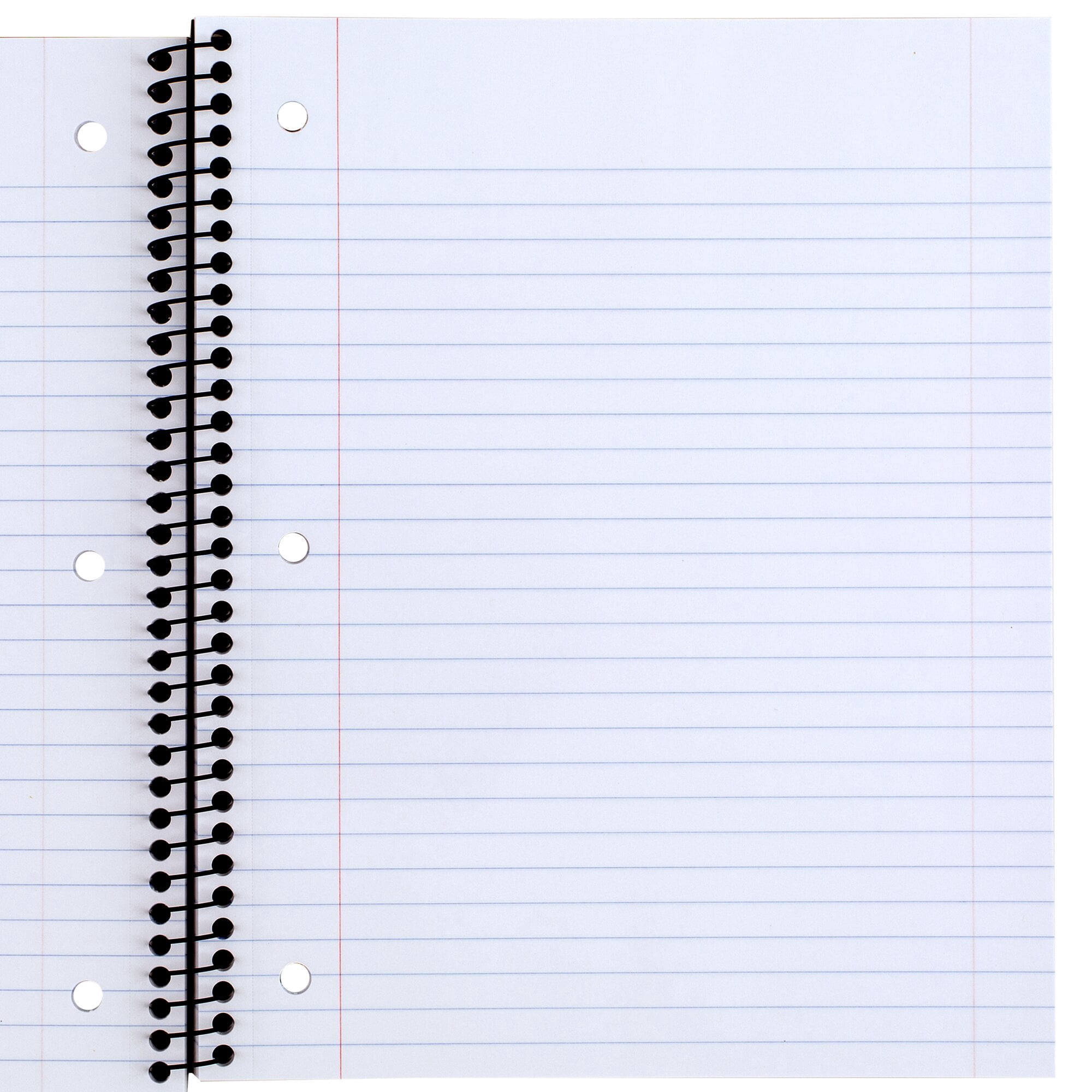 Mead Spiral Notebook 5 Subject Wide Ruled Plastic Cover 8 x 10 12 5 Pack - Wide
