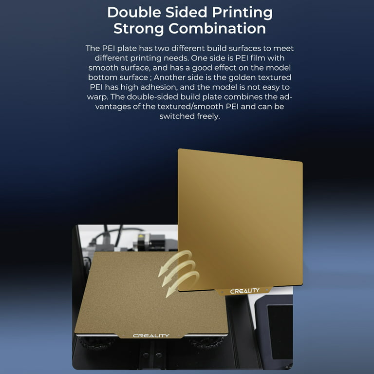 Creality 3D 3D PEI Sheet Print Bed + Magnetic Sticker Flexible