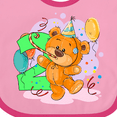 thumbnail image 4 of Inktastic 2nd Birthday Teddy Bear Boys or Girls Baby Bib, 4 of 4