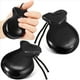 thumbnail image 3 of 1 Par de CastañUelas EspañOlas CastañUelas Flamencas con Cuerda CastañUelas de PercusióN Manual de Madera Tradicional (Negro), 3 of 8