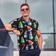 thumbnail image 4 of Fotbe Disco Mirror Ball Snowman Camiseta Polo de Golf para Hombre con Estampado – Camisa Deportiva Transpirable con Cuello Abotonado-Large, 4 of 6