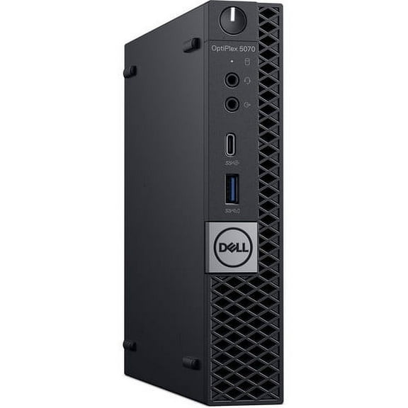 Restored Dell Optiplex 5070 Micro Desktop | Core i5 - 9500T - 256GB SSD Hard Drive - 16GB RAM | 6 cores @ 3.7 GHz Win 11 Home Black (Refurbished)