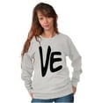 thumbnail image 3 of Love Matching Set Engagement Photos Sweatshirt for Men or Women Brisco Brands M, 3 of 7