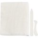 thumbnail image 1 of Kit de encuadernación con tela, herramientas de encuadernación manuales, tela de algodón blanca de 126 × 15,8 pulgadas, 2 plegadoras de hueso y hendidora de papel., 1 of 5