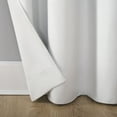 thumbnail image 5 of Sun Zero Cyrus Thermal 100% Blackout Back Tab Curtain Panel, 40"X96", White, 5 of 8