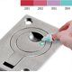 thumbnail image 5 of unique Drawer Handle 2 Pieces,stainless Steel Locker Cabinet Handle Boat Handles Recessed Pull Handle With 8 Screws64 X 46mm, 5 of 5