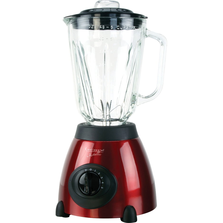 Continental Electric North America 5 Speed Red Blender