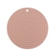 thumbnail image 1 of Injueey Tapete aislante para cocina resistente al calor, soporte para ollas, alfombrilla ondulada antideslizante, posavasos lavable para Mostrada Rosado, 1 of 6