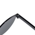 thumbnail image 4 of "Trendy UV400 Oval Sunglasses - Rimless Polycarbonate Frame in Classic Black", 4 of 6
