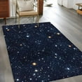 thumbnail image 3 of Starry Sky Area&nbsp;Rug 4x6ft Universe Galaxy Shinny Stars Blue Sky Retro Non-Slip&nbsp;Washable Square&nbsp;Rugs Soft Felt Indoor Floor Mat for Bedroom Kitchen Living Room Bathroom, 3 of 9