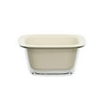 thumbnail image 2 of Colander - Basket Bowl Kitchen Strainer Food-grade Material Stackable Storage for Washing Vegetables and Fruit, 5.7 x 5.7 x 2.8 in, (White), JASKFLY, 2 of 8