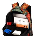 thumbnail image 3 of God Wealth Pattern Casual Backpacks Lightweight Premium Backpack with 1 Main Compartment 2 Side Pockets, 3 of 5