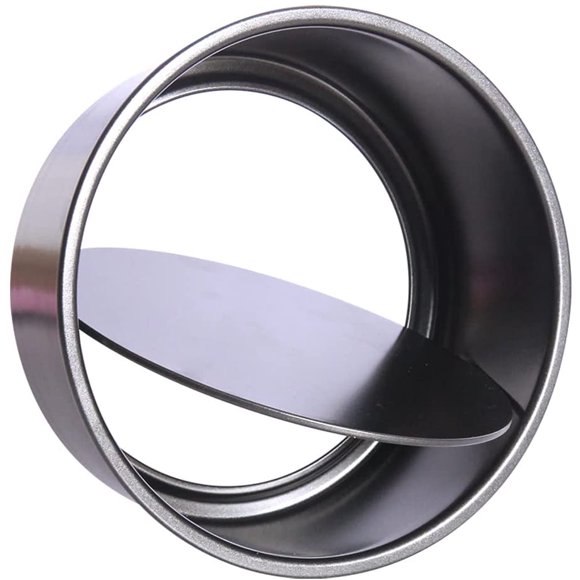 CANDeal 6 inch Non-Stick Deep Carbon Steel Round Cake Pan With Removable Bottom For Wedding/Birthday/Christmas Cake Baking Round Cake Tin Set With Loose Base