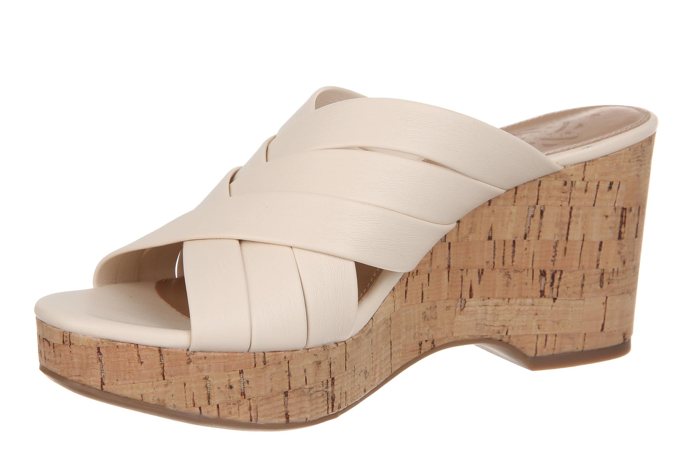 Sam & Libby Women's Cayla Slide Cork Wedge Sandal