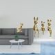thumbnail image 2 of Estatua decorativa de gato y conejo, figura de animal, escultura artística, adorno para chimenea, escritorio, centro de mesa, armario, estantería, 2 of 8