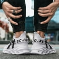 thumbnail image 6 of Sneakers for Men,Couples Fashion Solid Color Mesh Shoes For And WoBreathable Comfortable Running Shoes,Gravity Defyer Shoes Mens(Size:9), 6 of 9
