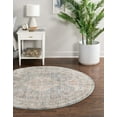 thumbnail image 3 of Rugs.com Noble Collection Rug – 3' 3 Round Blue Medium Rug Perfect For Kitchens, Dining Rooms, 3 of 8