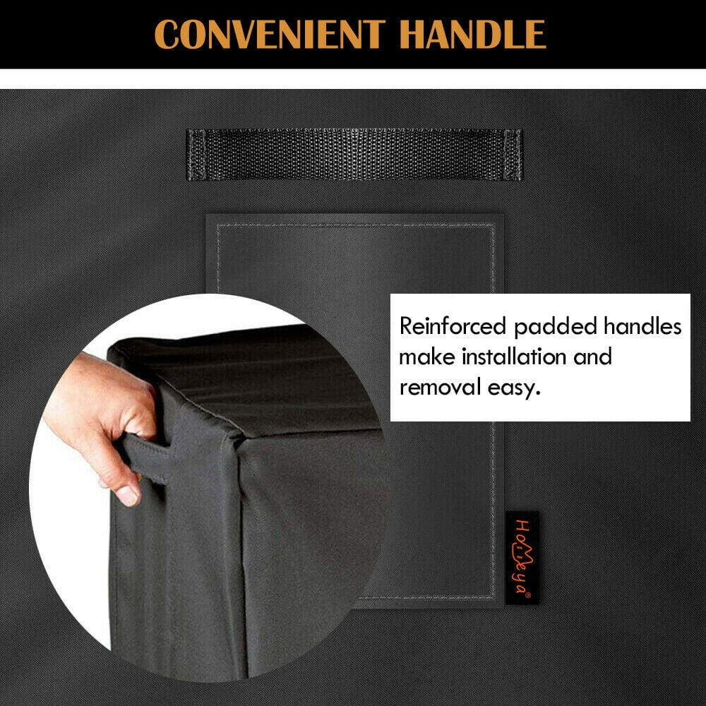 Firewood Rack Cover, IC ICLOVER Waterproof 8 feet Log Rack Cover, Windproof Dry Wood Pile Holder Storage Tarp Cover Heavy Duty Outdoor UV Resistant Sun Snow Rain Protector Fit 4 Seasons Black