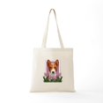 thumbnail image 5 of CafePress - Mothers Day Pink Tulips Tote Bag - Unisex Canvas Tote Bag, Beige, 1-Piece, 5 of 6