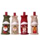 thumbnail image 2 of Funda decorativa navideña para botella de vino, bolsas con adornos navideños, adornos navideños, regalo de Navidad, Año Nuevo 2023, 2 of 4