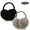 B-Black and Khaki, variant on Loritta 2 Pcs Winter Earmuffs for Women Fluffy Cute Ear Muffs for Winter Black and White