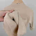 thumbnail image 3 of FAIWAD Kids Boys Girls Long Sleeve Sweater Mock Neck Solid Color Ribbed Knit Top Basic Undershirt Sweater, 3 of 6