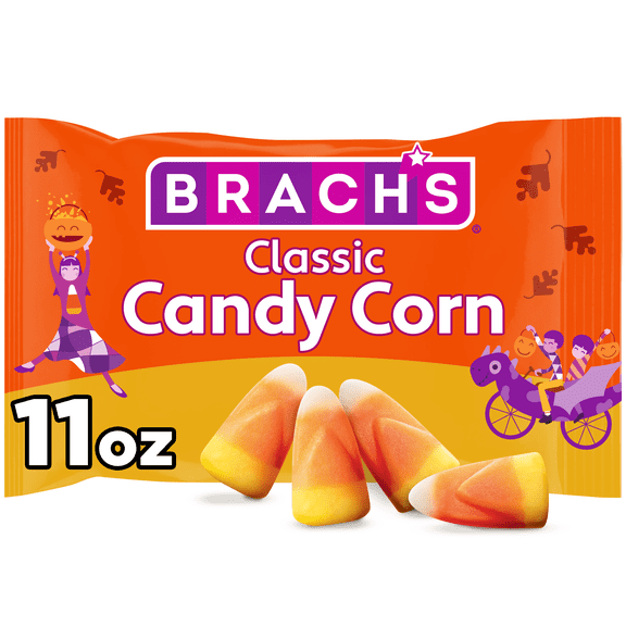 Brach's Classic Candy Corn, Halloween Candy, Classic Fall Treats, 11 Ounce Bag