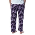 thumbnail image 2 of Mattel Womens' Barbie Logo All Over Print Loungewear Sleep Pajama Pants, 2 of 6
