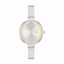 Movado Bold 3601010 Silver Dial Silver Stainless Steel Bangle Womens Watch