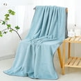 thumbnail image 4 of Nmdmisc Super Soft Throw Blanket Premium Silky Flannel Fleece Pattern Lightweight Bed Blanket All Season Use ( Blue, Throw(55"x27.5")), 4 of 6
