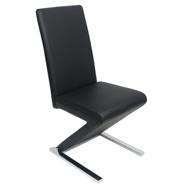 Chaise de salle à manger Zen canadienne noire (Ensemble de 2)