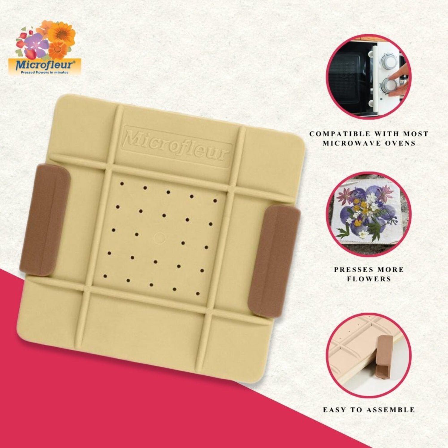 Microfleur Regular Microwave Flower Art Press Kit