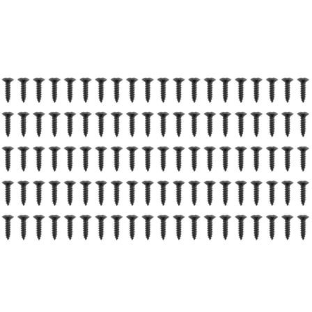 100pcs Electric Guitar Pickguard Screws-Black