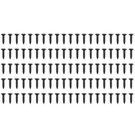 100pcs Electric Guitar Pickguard Screws-Black