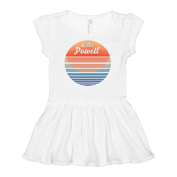 Inktastic Lake Powell Retro Sunset Girls Baby Dress