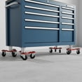 thumbnail image 4 of 1PC Steel Triangular Moving Dolly, 360 Degree Rotating Swivel Wheels Furniture Mover with Anti-Slip Pad for Heavy Appliances, Silver, 4 of 6